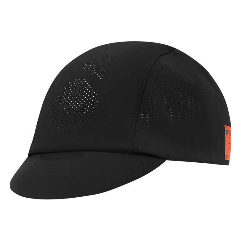 Tech Cap Vertical Logo Black