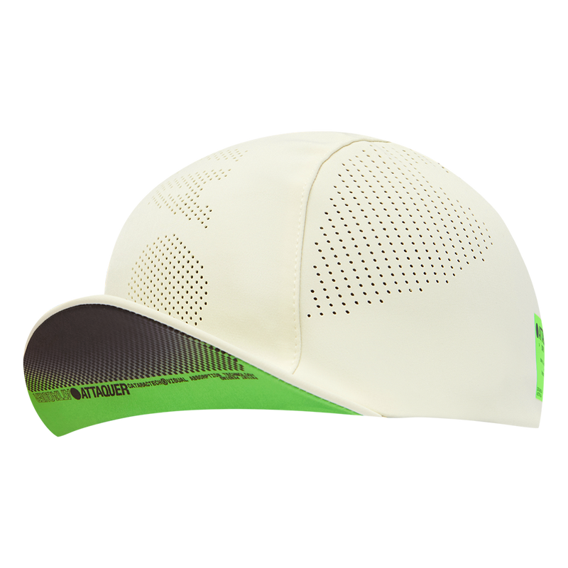 Tech Cap Vertical Logo Eggshell