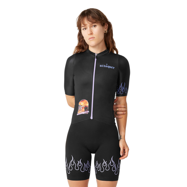 Women's Promised Land Race Jersey Black