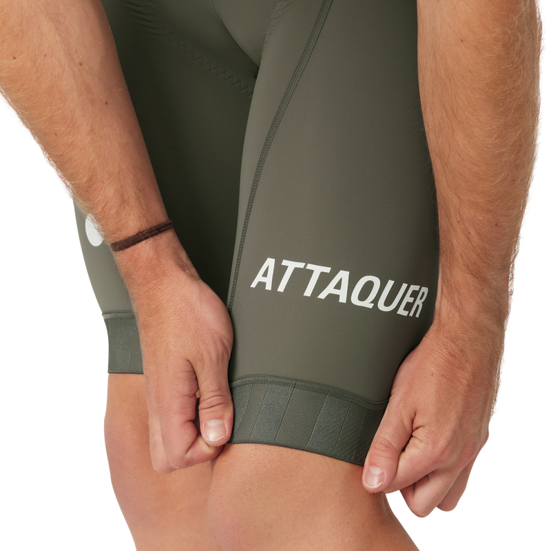 All Day Bib Short Grey Smoke