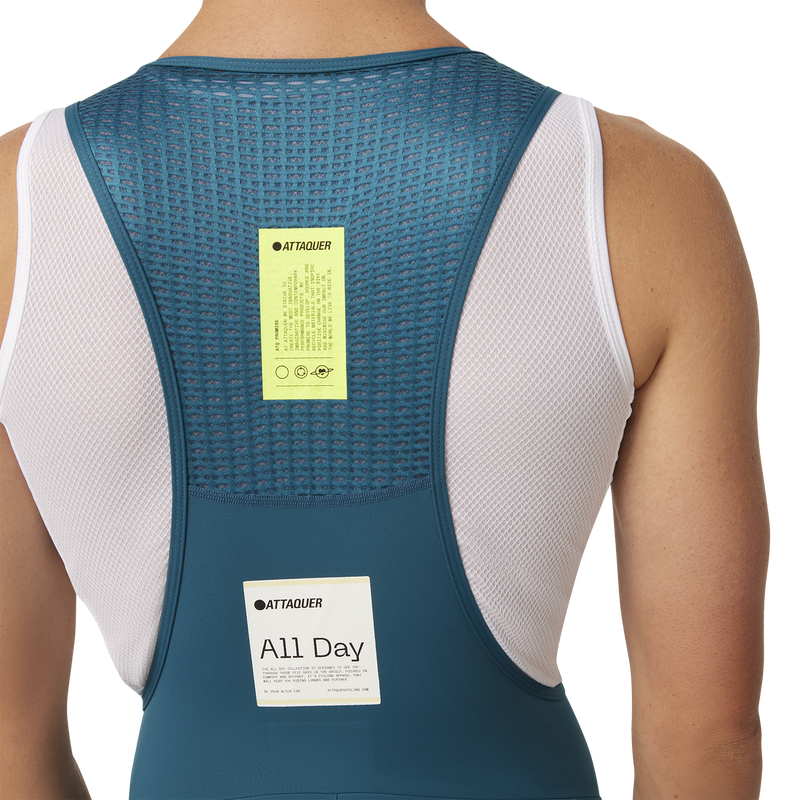 All Day Bib Short Topaz