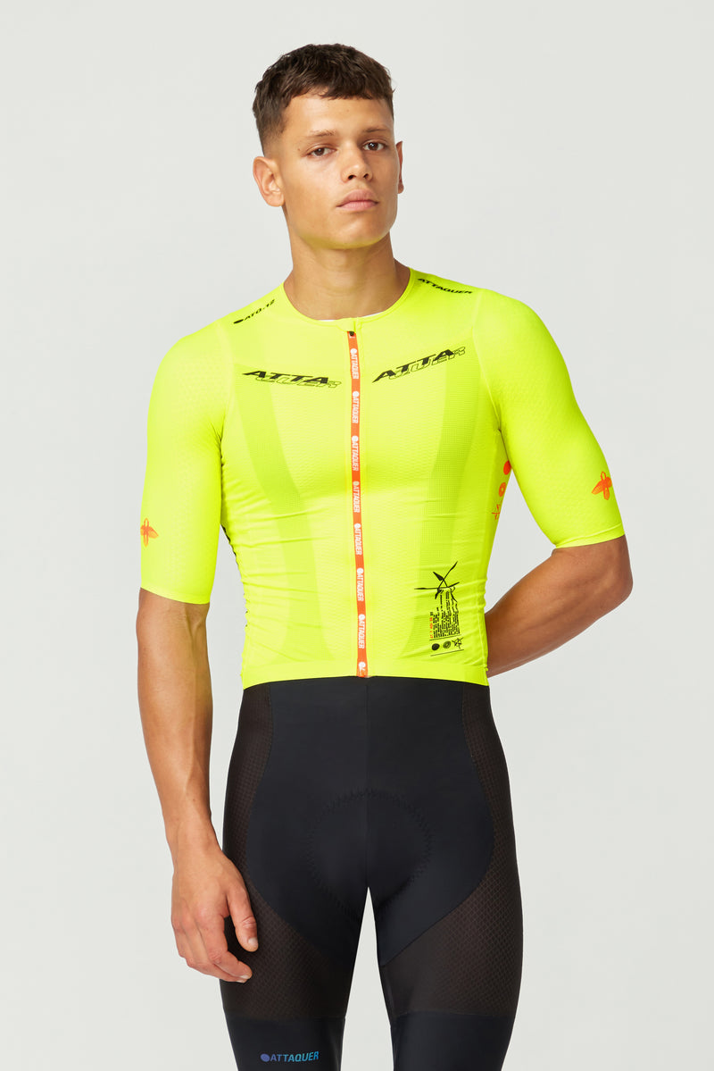 Race ULTRA+ Aero Jersey Parametric /Acid Lime