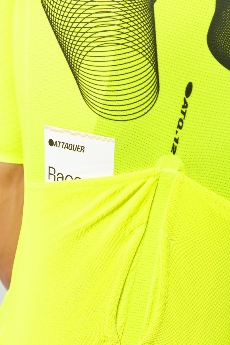 Race ULTRA+ Aero Jersey Parametric /Acid Lime