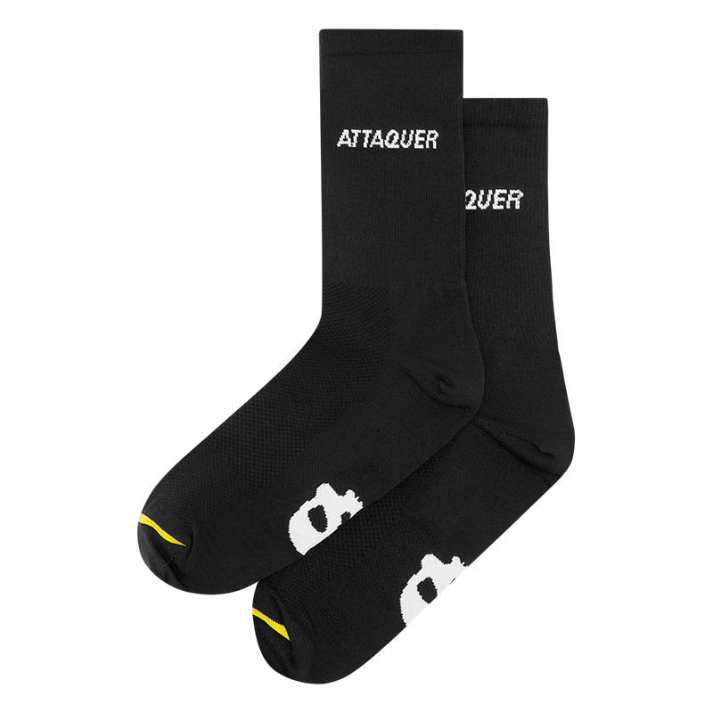 All Day Side Logo Socks Black