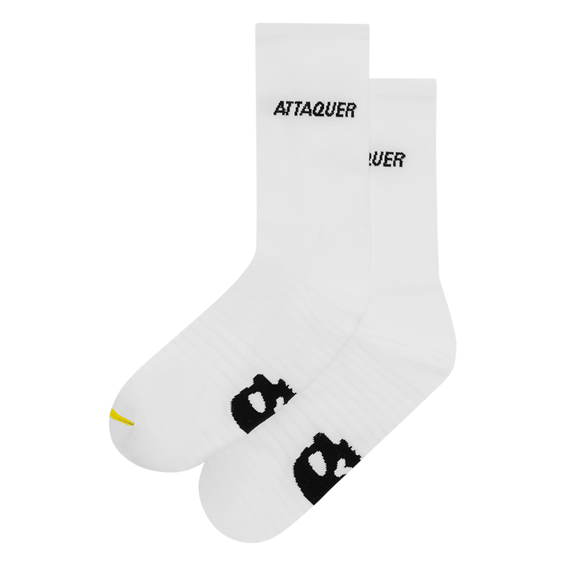 All Day Side Logo Socks White