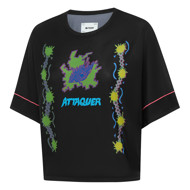 Womne's ATQ Tetsunori Mr Echo Crop Tech Tee