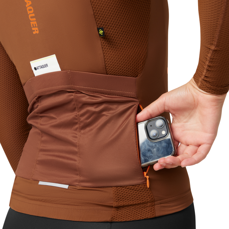 Women's All Day Summer Long Sleeve Jersey Burnt Orange