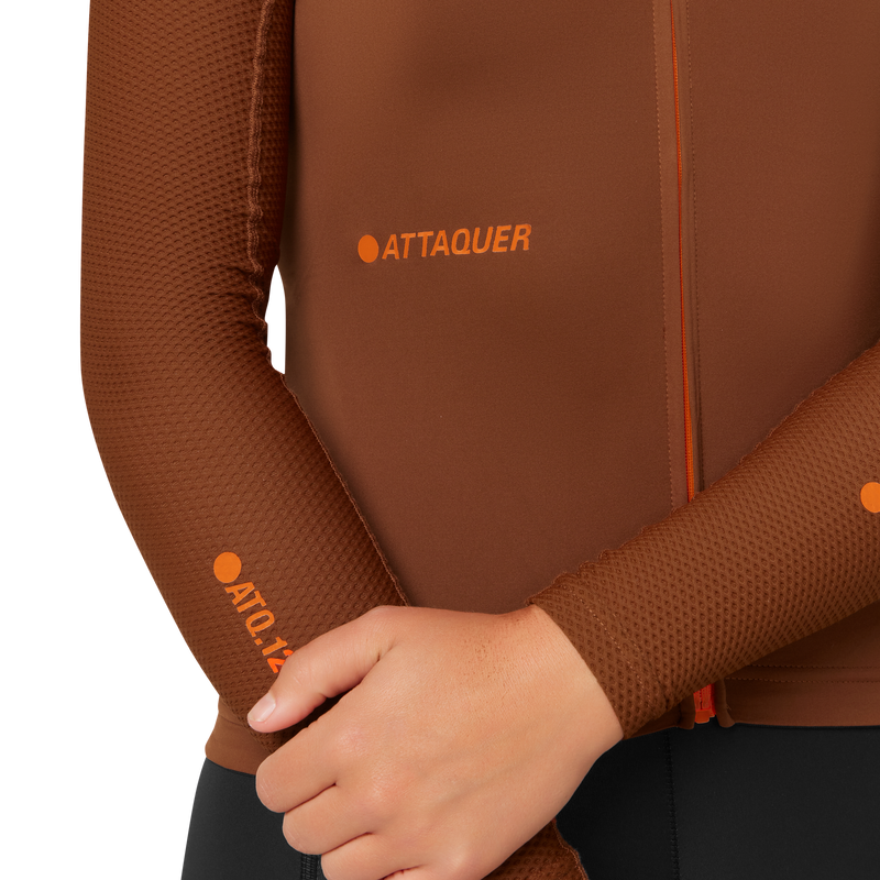 Women's All Day Summer Long Sleeve Jersey Burnt Orange
