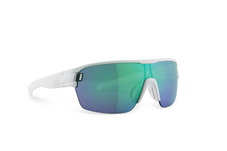 Zonyk Aero White Matt/ Green Mirror