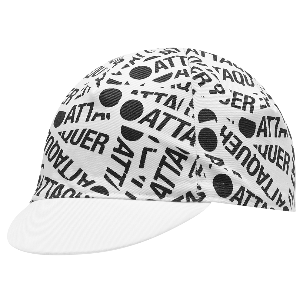 F*ck Yeah Sticker Cycling Cap White/Black