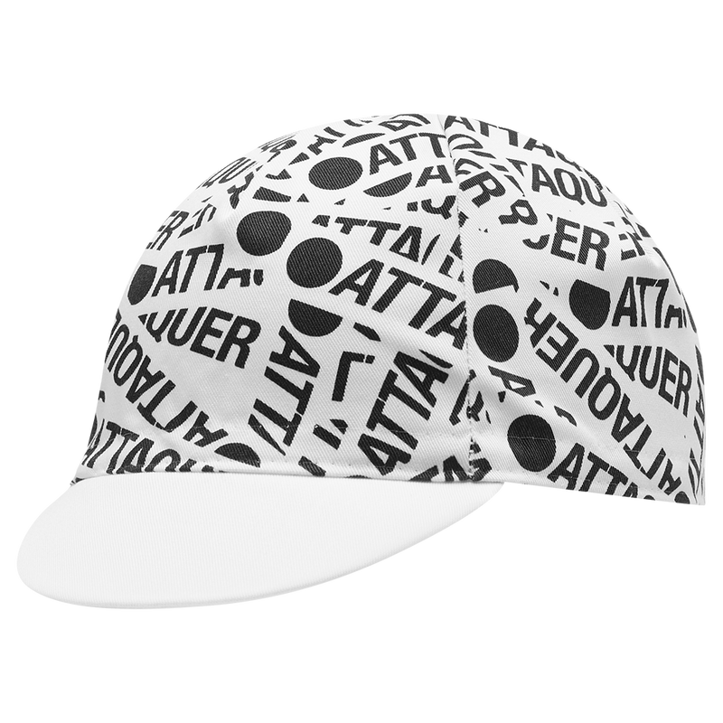 F*ck Yeah Sticker Cycling Cap White/Black
