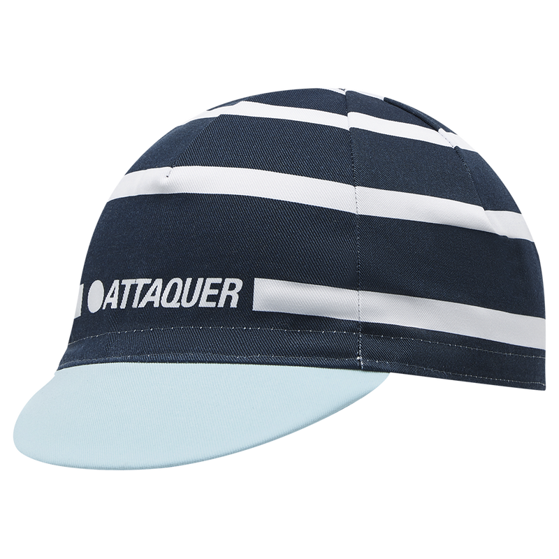 Stripe Logo Cap Navy
