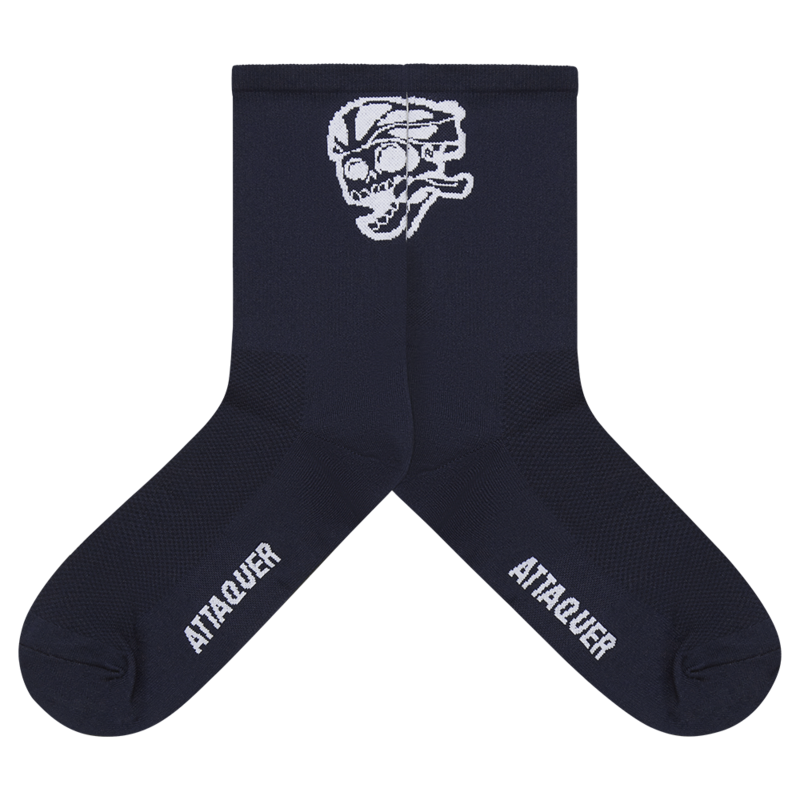 2021 Socks Skull Logo Navy