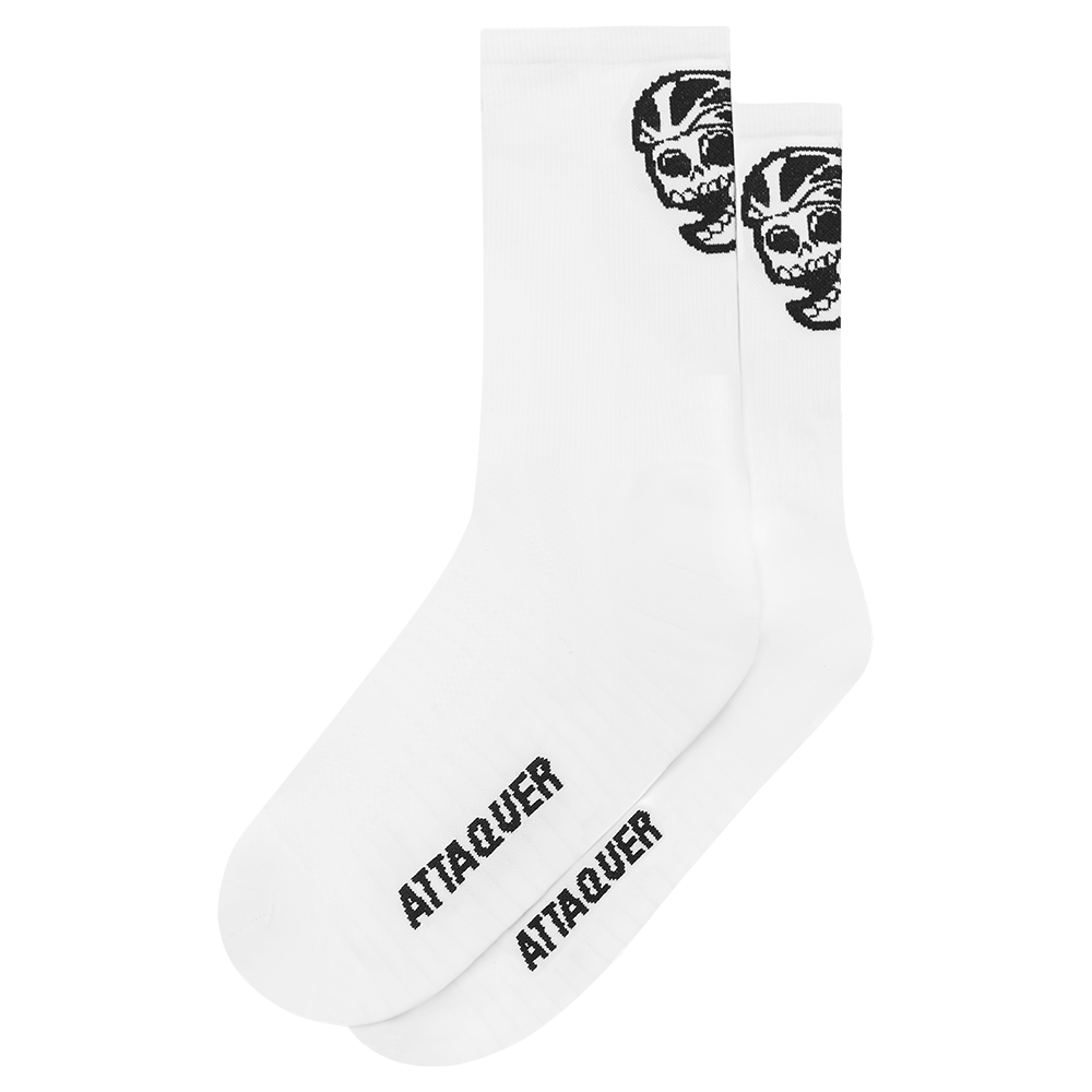 2021 Socks Skull Logo White