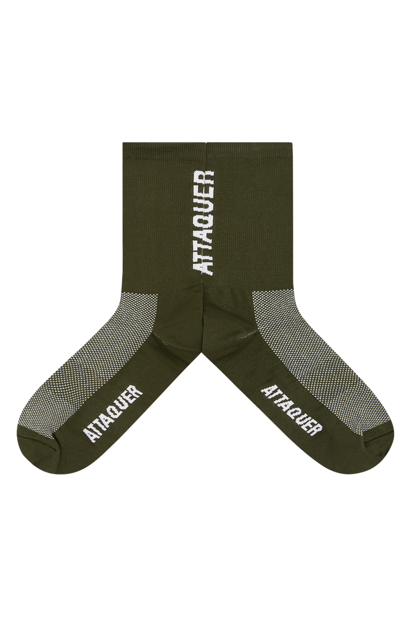 2021 Socks Vertical Logo Pine