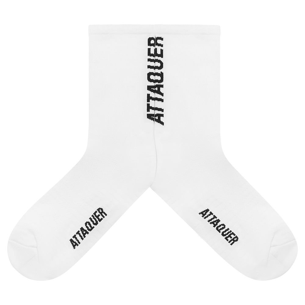 2021 Socks Vertical Logo White