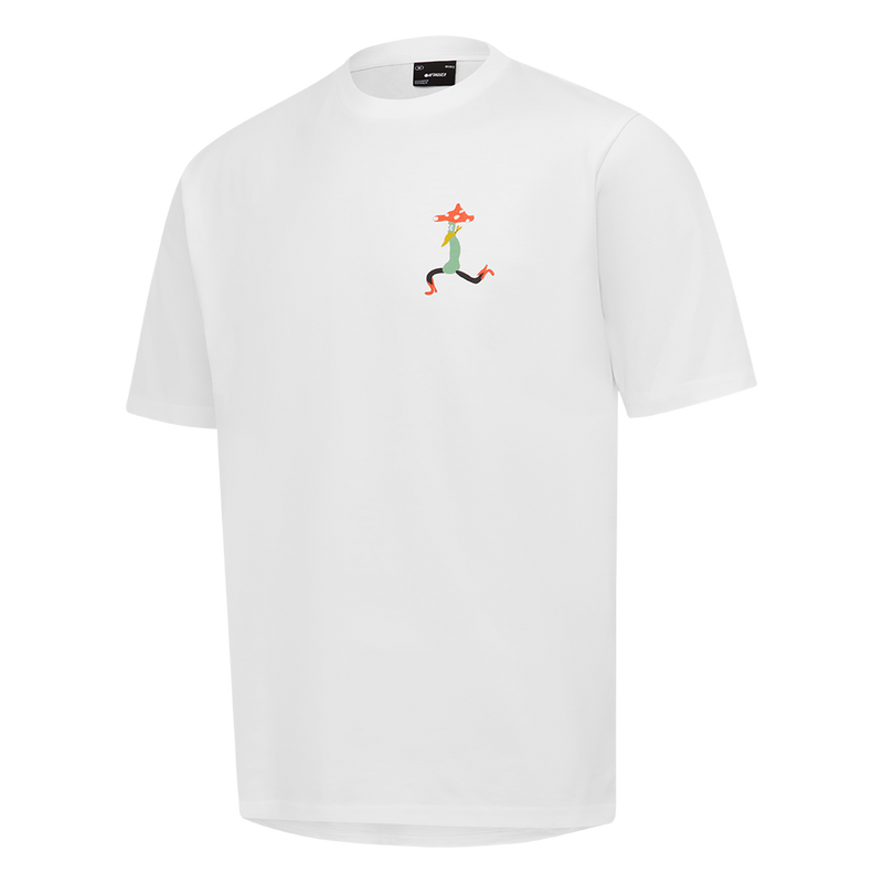 ATQ X Egle Zvirblyte Flower T-Shirt White