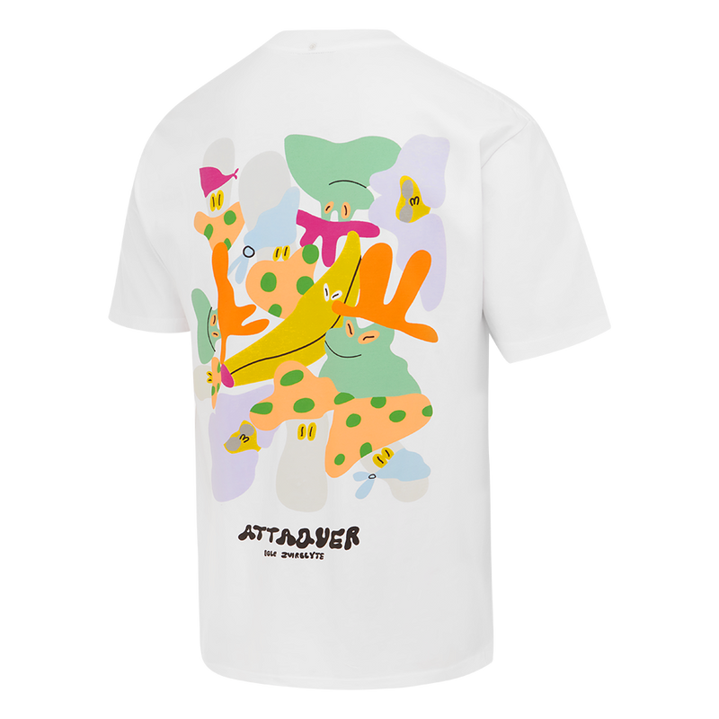 ATQ X Egle Zvirblyte Psychedelics T-Shirt White