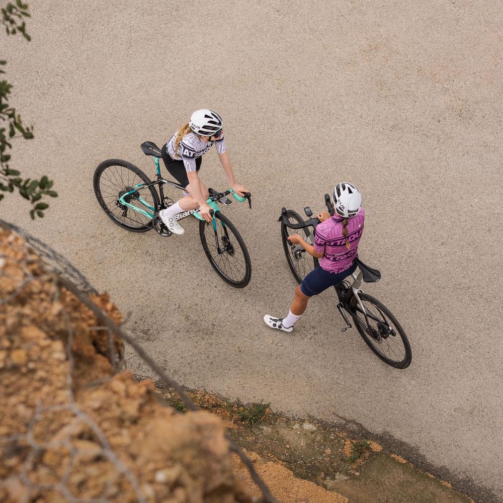 Women's All Day Stripe Type Jersey Plum/Pink