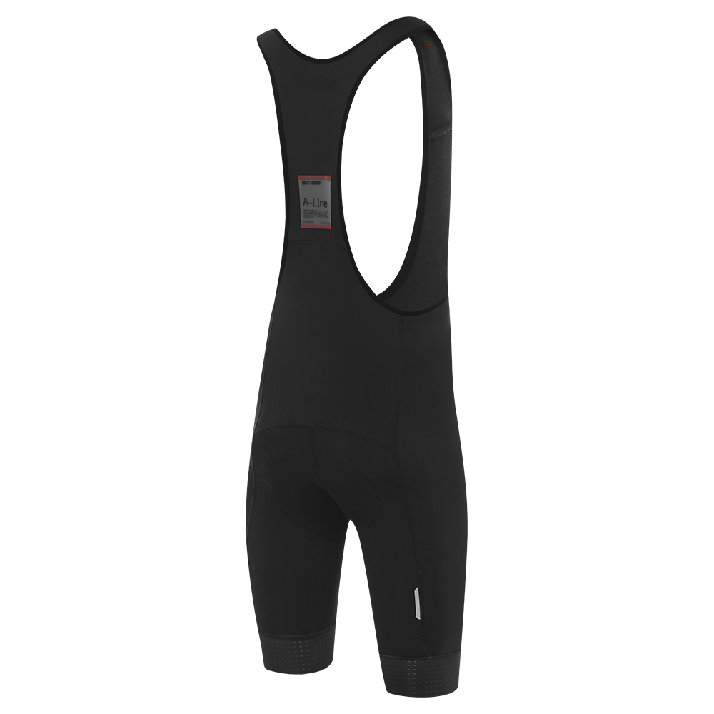 A-Line Bib Shorts Black
