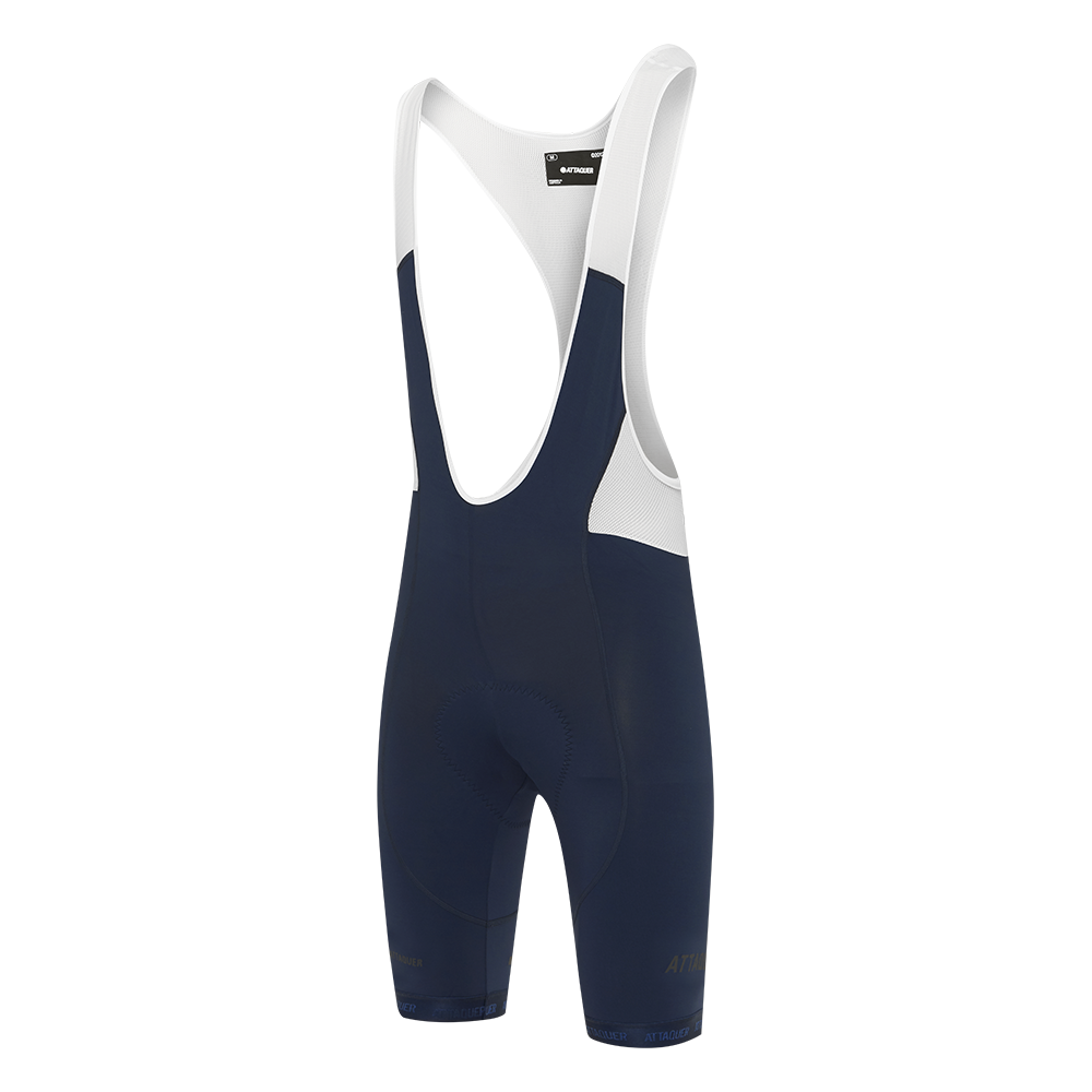 All Day Bib Shorts Navy Reflective Tonal Logo