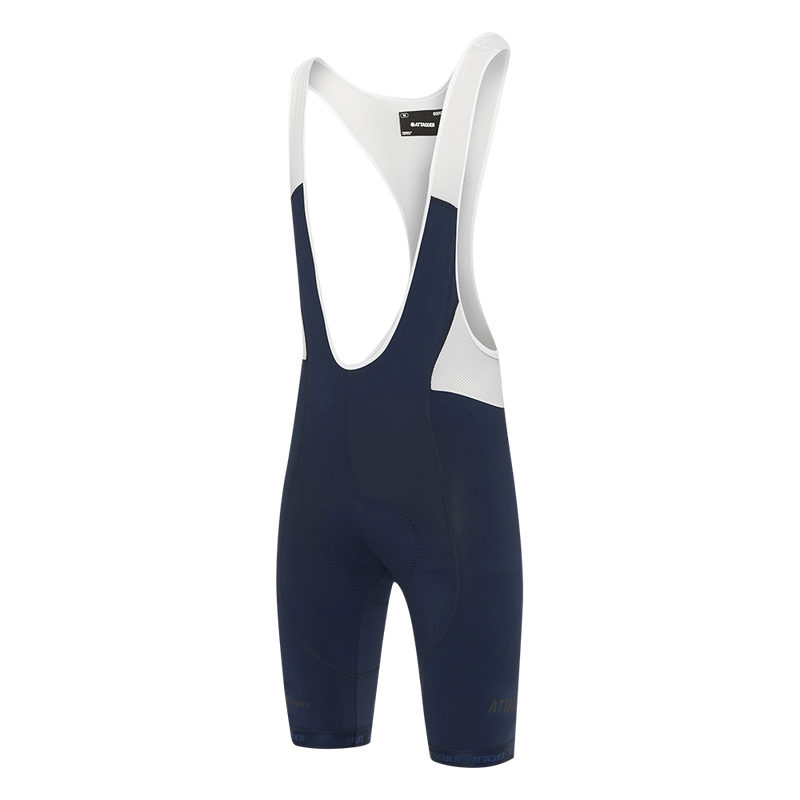 All Day Bib Shorts Navy Reflective Tonal Logo