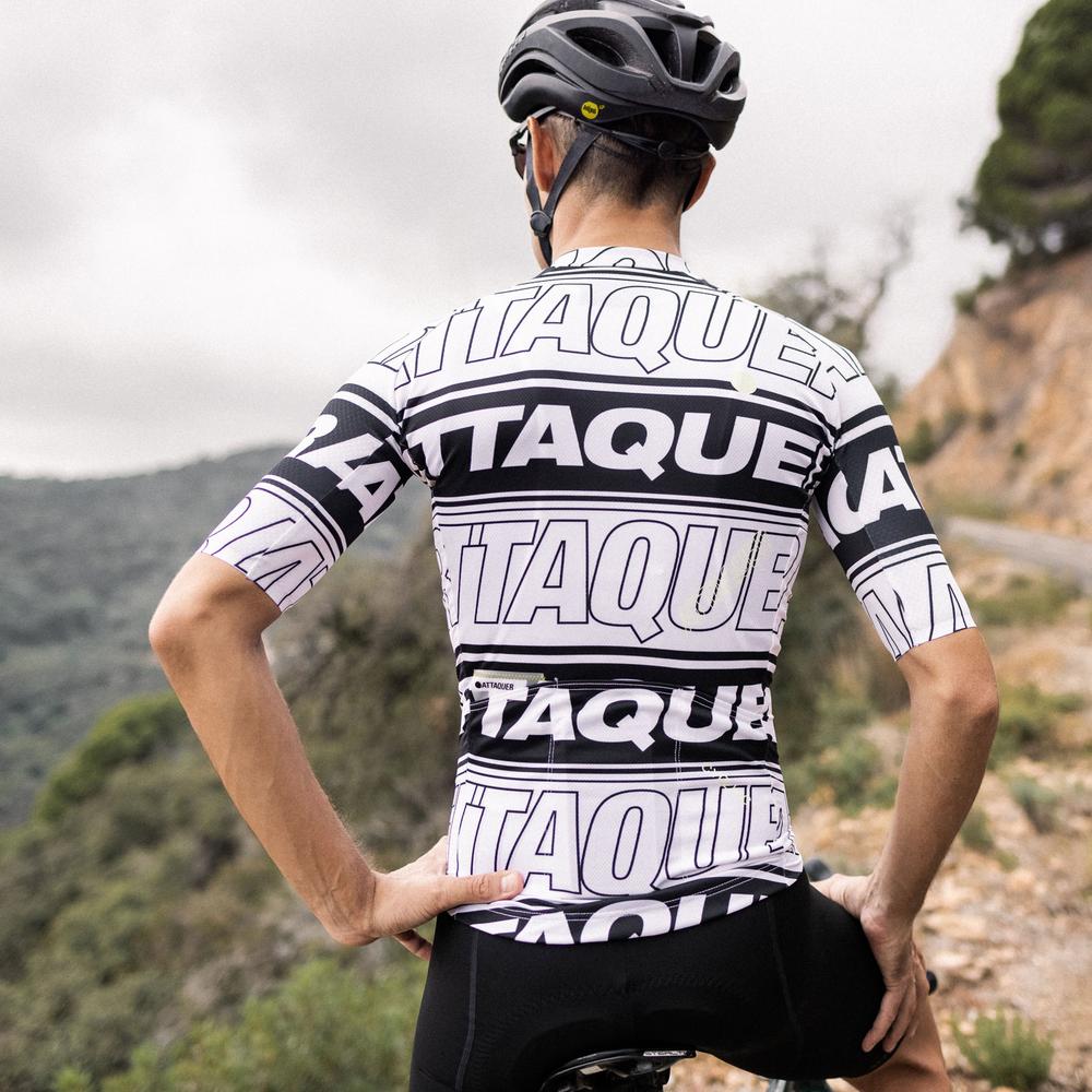All Day Stripe Type Jersey Black/White