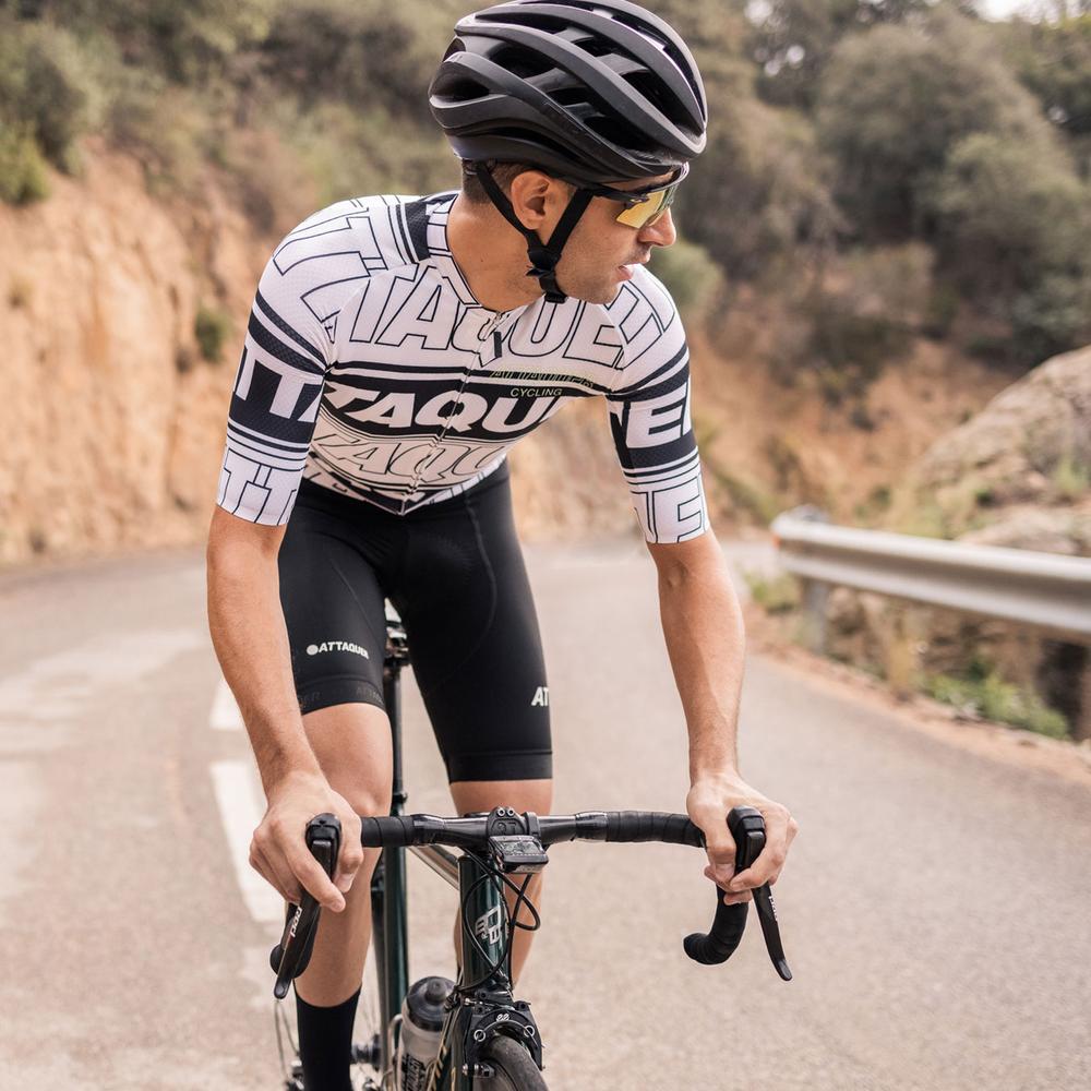 All Day Stripe Type Jersey Black/White