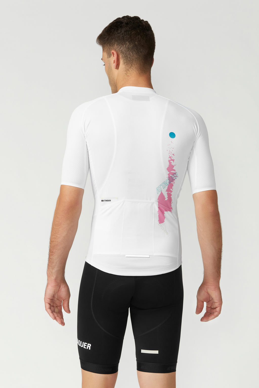 All Day Overspray Jersey White/Teal/Dirty Pink