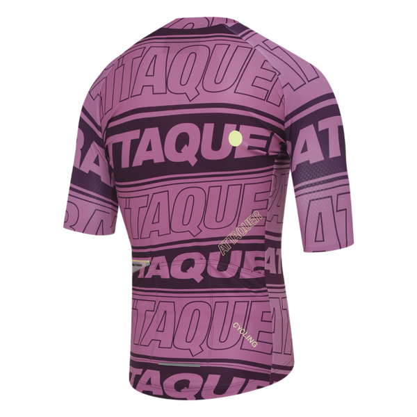 All Day Stripe Type Jersey Plum/Pink