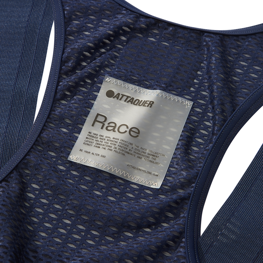 Race Bib Short 2.0 Navy/White Ref Logo