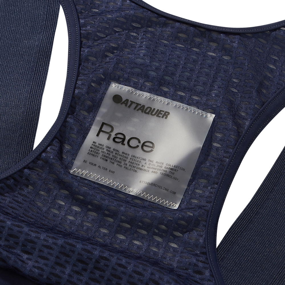 Women's Race Bib Short 2.0 Navy/White Ref Logo