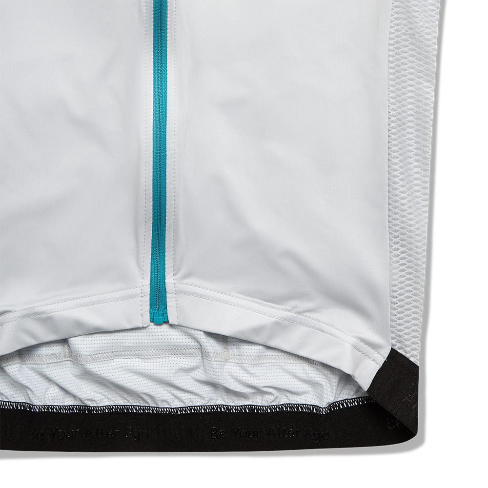 Women's Race Jersey Cream/Steel Blue