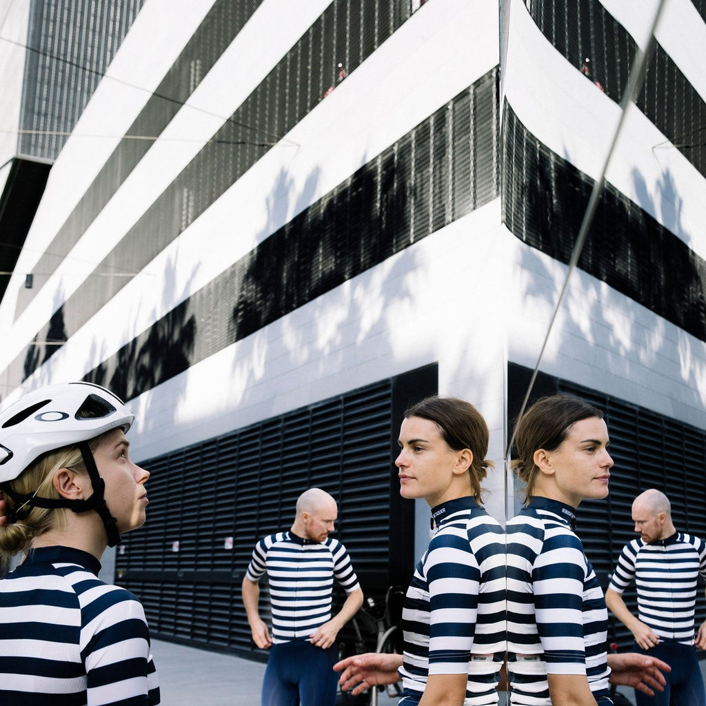 Women's A-Line Jersey Stripe