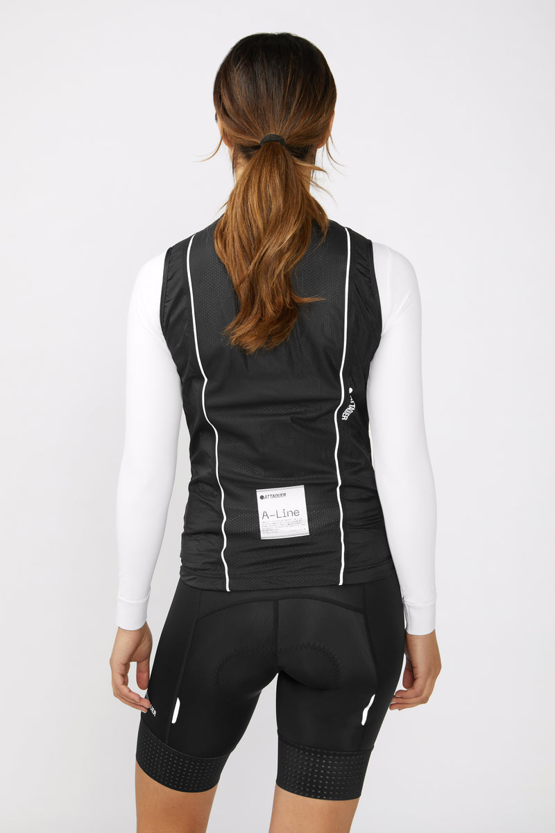 Women's A-Line Lightweight Gilet Black
