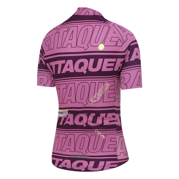 Women's All Day Stripe Type Jersey Plum/Pink