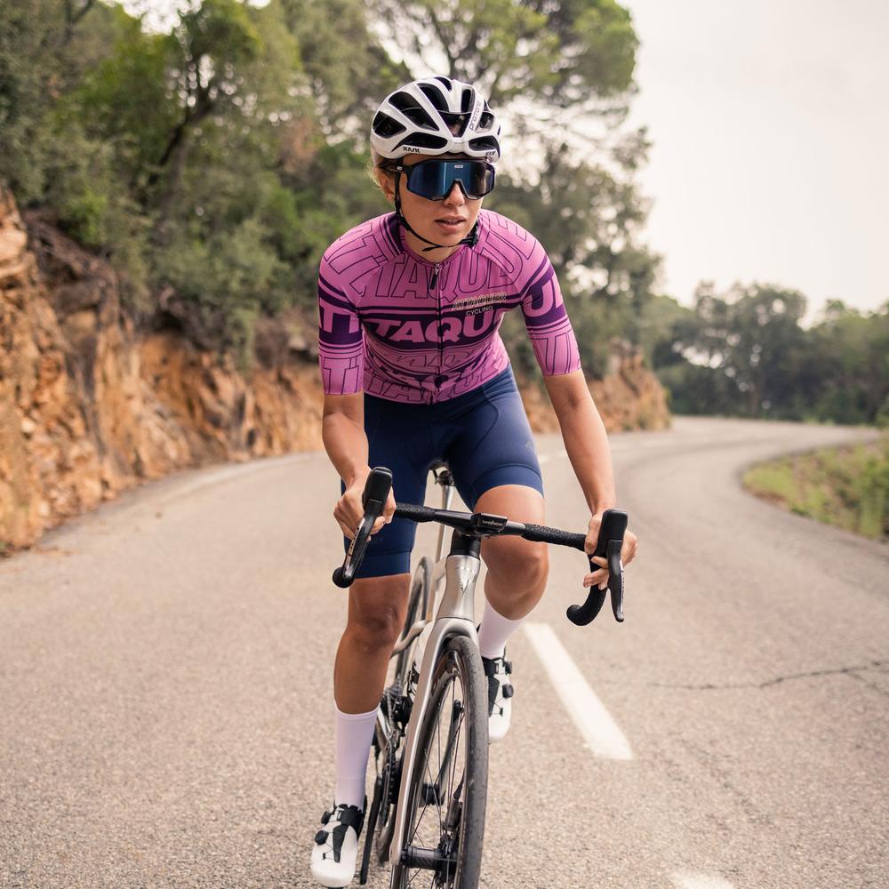 Women's All Day Stripe Type Jersey Plum/Pink