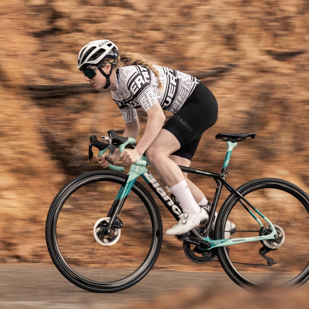 Women's All Day Stripe Type Jersey Black/White