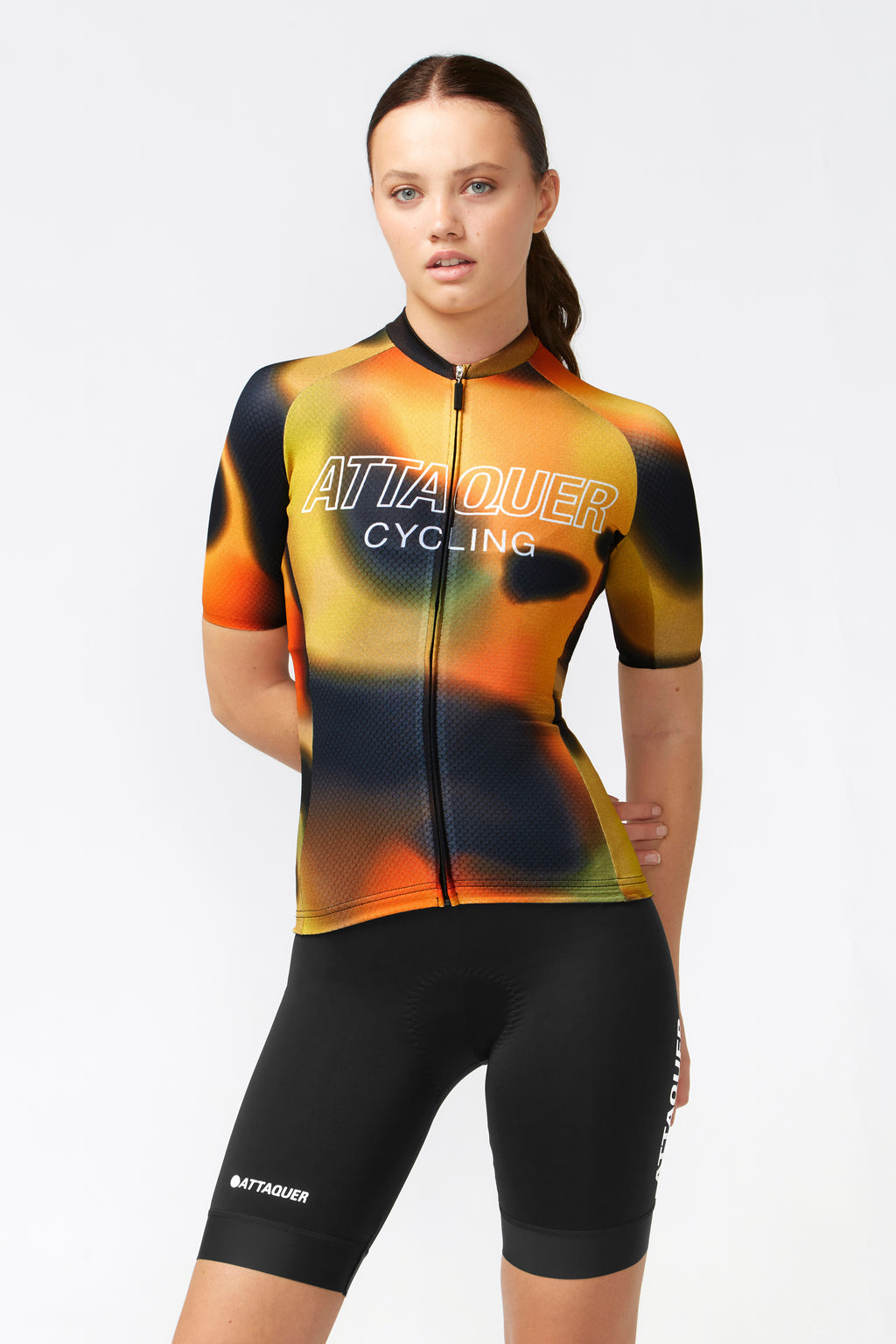 Women's All Day Ink Jersey Burnt Orange/Black