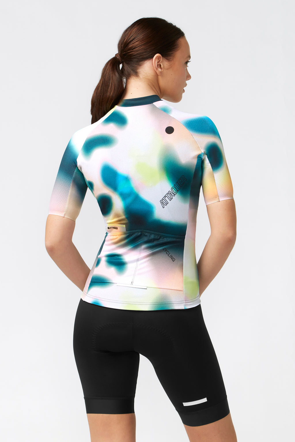 Women's All Day Ink Jersey White/Teal/Dirty Pink