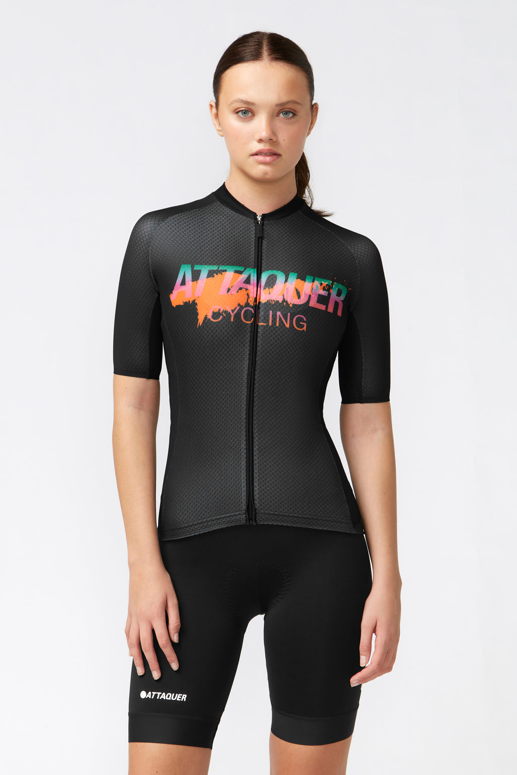 Women's All Day Overspray Jersey Black/Burnt Orange