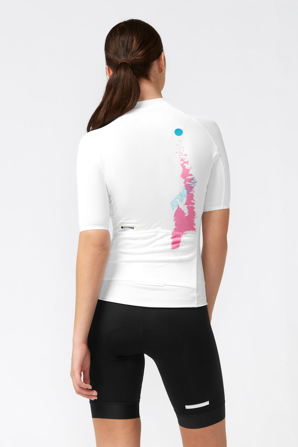 Women's All Day Overspray Jersey White/Teal/Dirty Pink