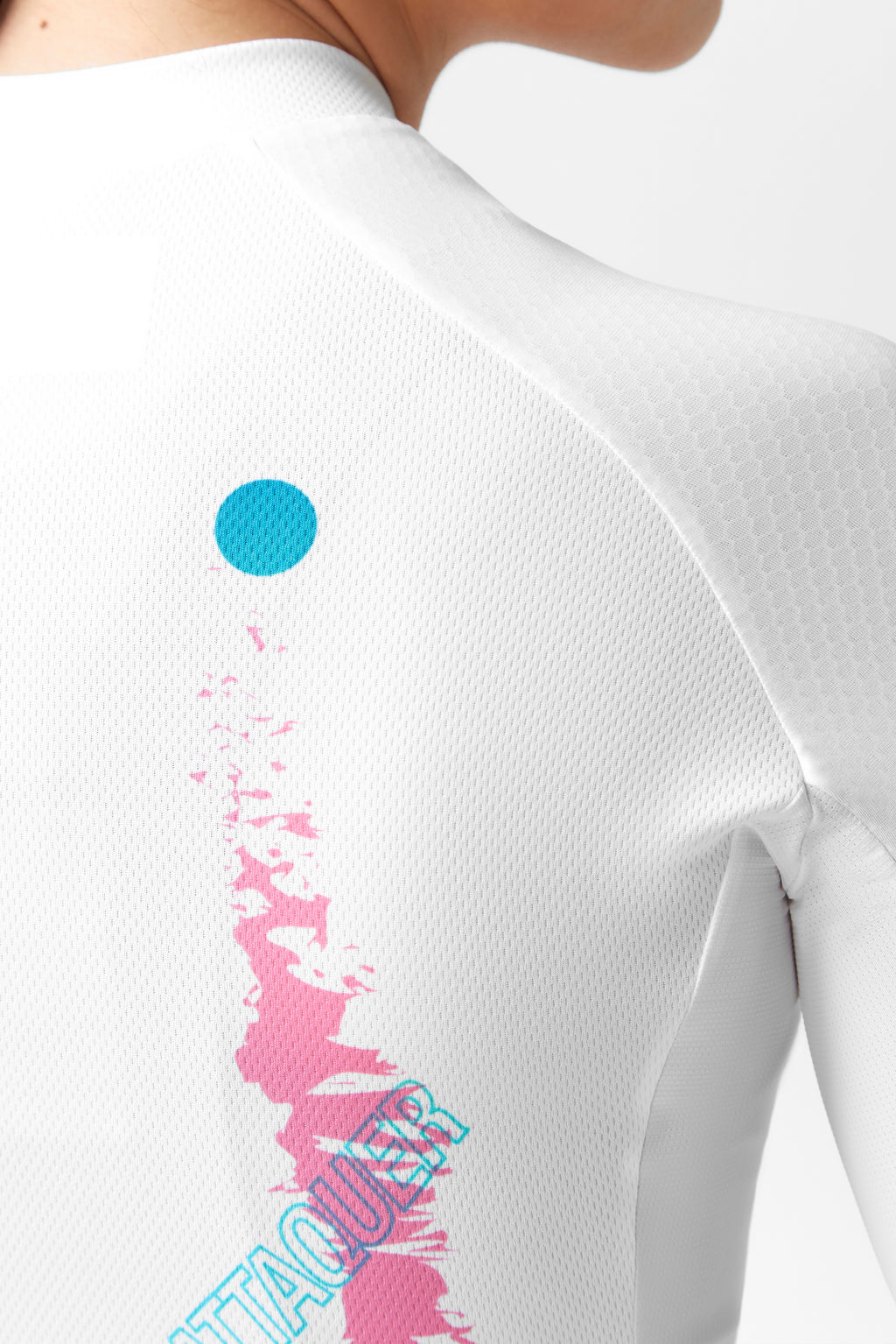 Women's All Day Overspray Jersey White/Teal/Dirty Pink