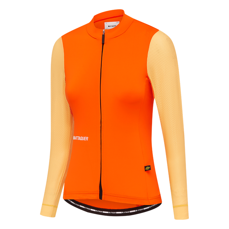Women's All Day Summer Long Sleeve Jersey Orange/Tangerine
