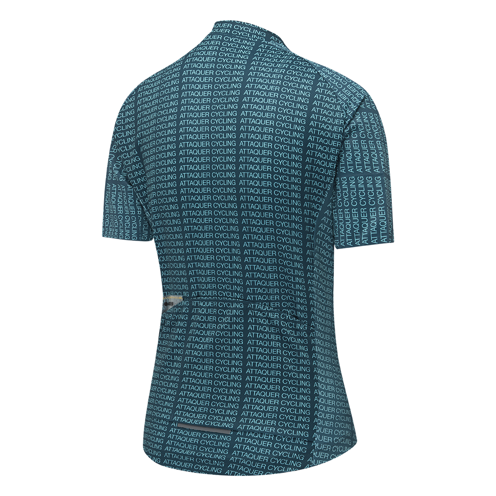 Women's All Day Typo Jersey Grit Green