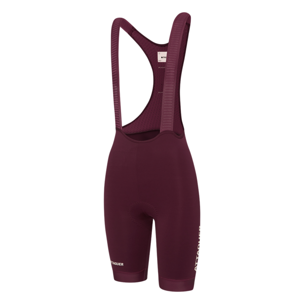Women's Race Bib Short 2.0 Burgundy/White Ref Logo