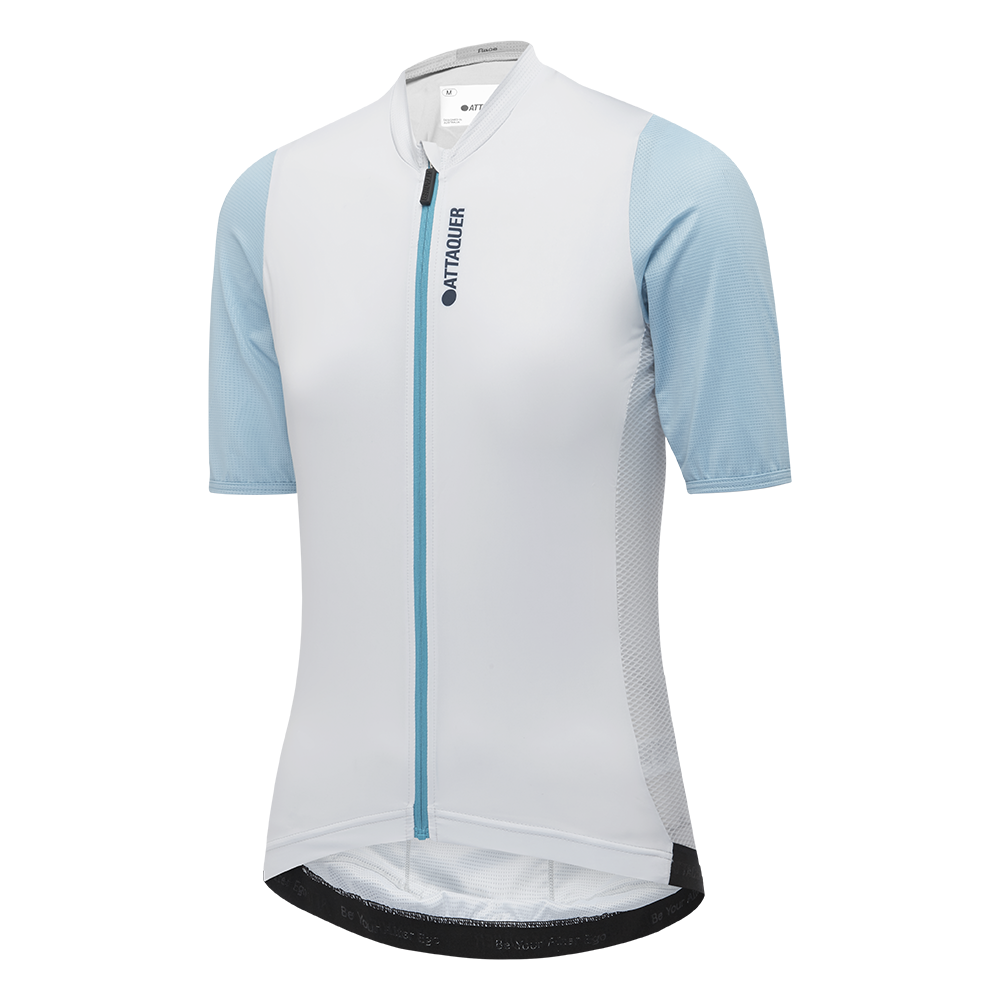 Women's Race Jersey Cream/Steel Blue