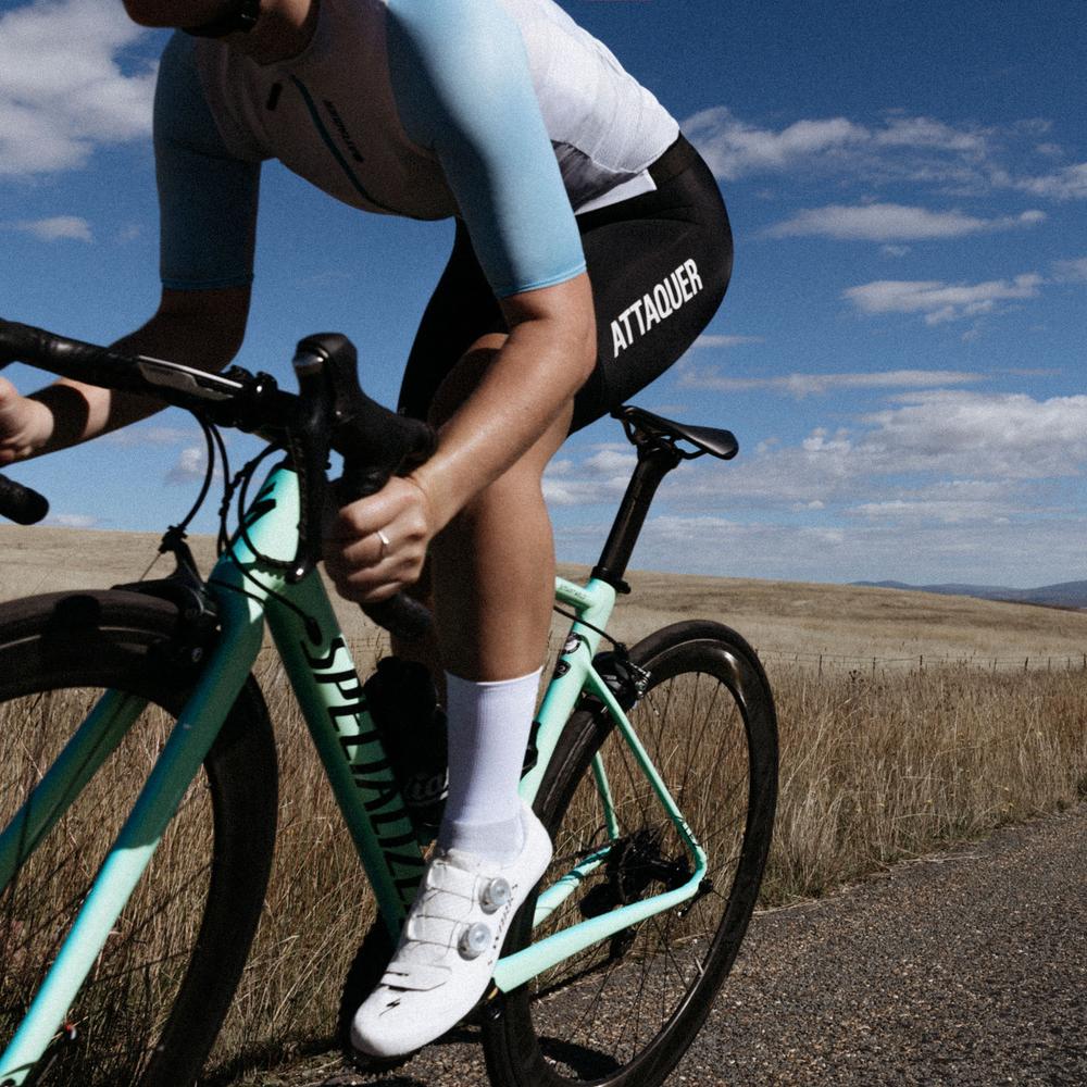 Women's Race Jersey Cream/Steel Blue